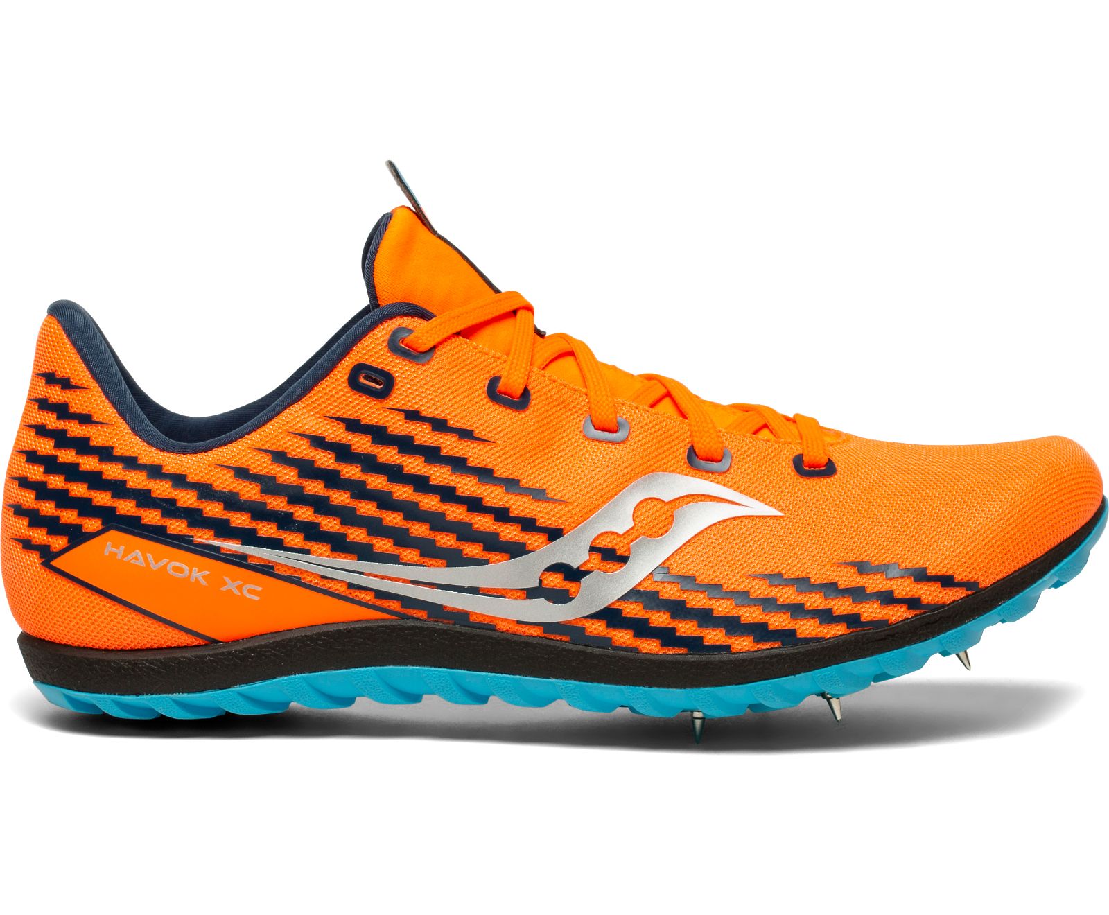 Saucony Havok Xc 3 Spike Men\'s Running Shoes Orange / Blue | Canada 508FDNM